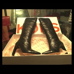 Michael Kors Snake Over the Knee Boots ( Size 10)